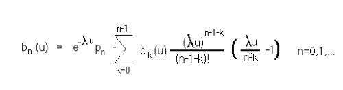 equation regarding queuing theory in a call center