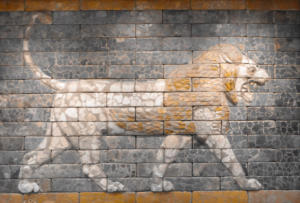 picture made up of bricks